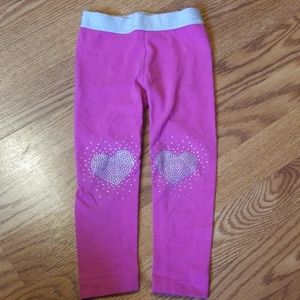Toddler Girls Pink Leggings